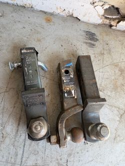 2-Inch Trailer Hitch Ball Mounts – Lot of 3