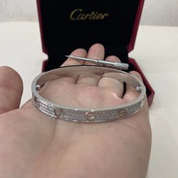 Cartier Love Bracelet Full Moissanites 