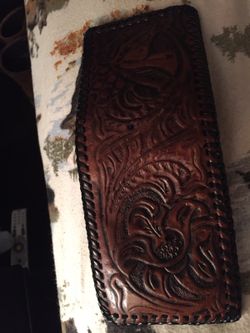 Handmade leather wallet