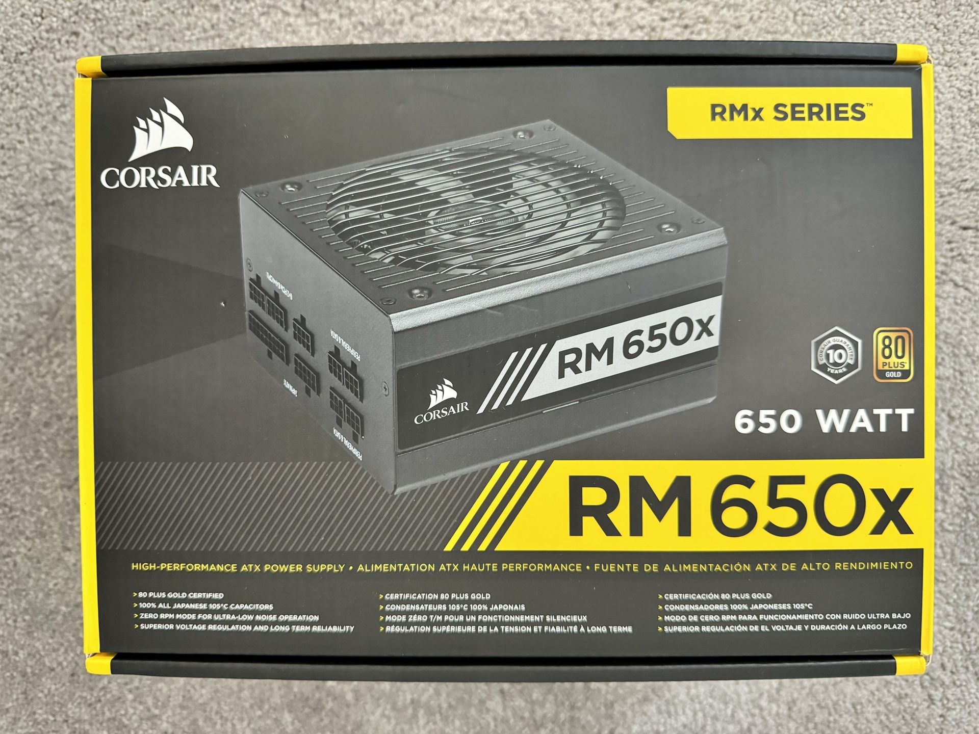 Corsair RM650X ATX Power Supply