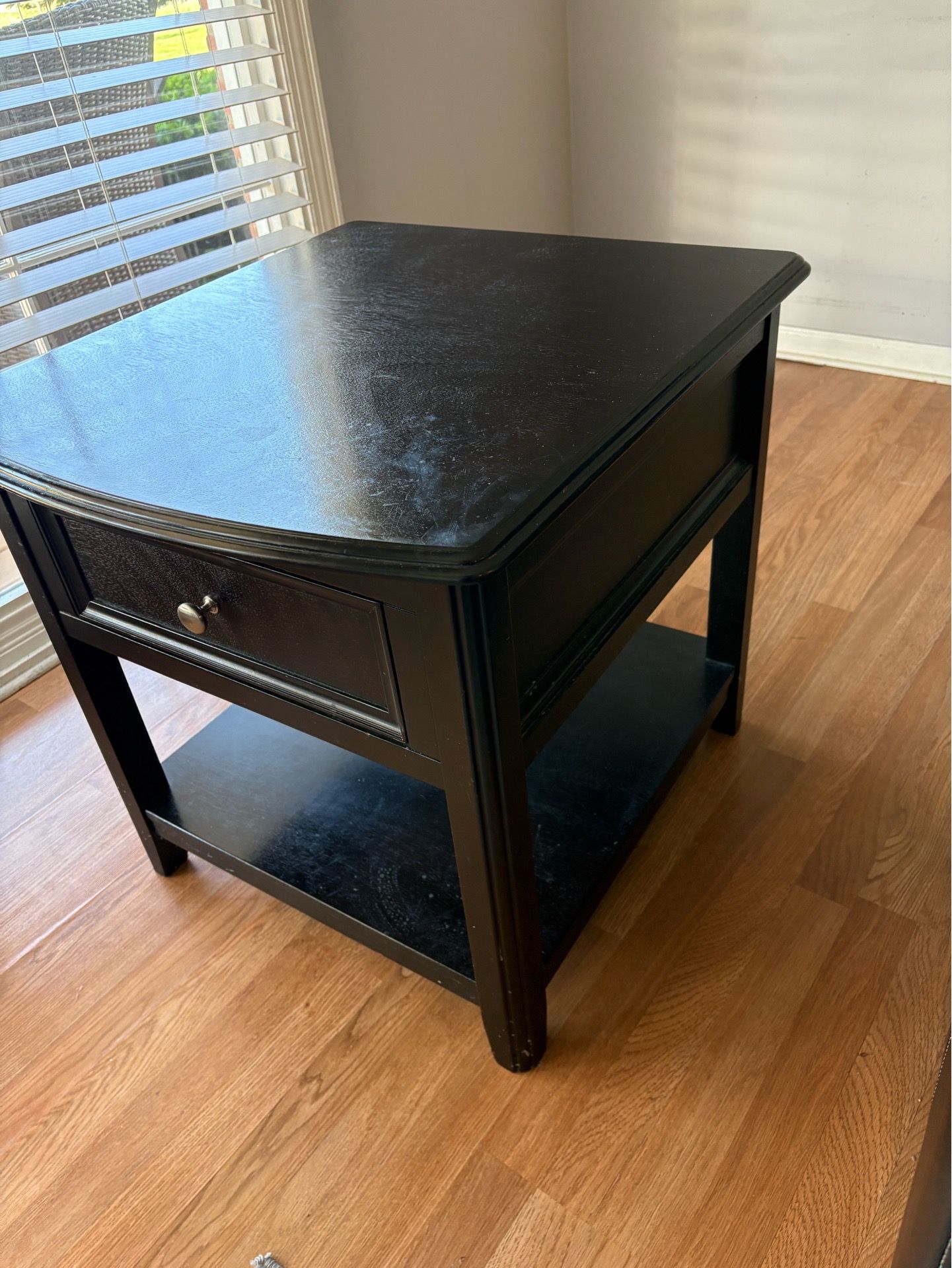 Coffee table and two end tables