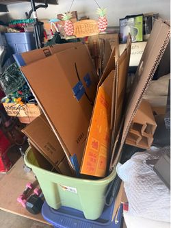 Cardboard boxes