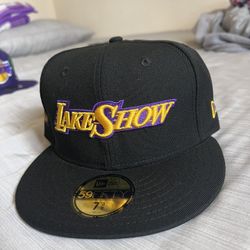 2 Lakers Hats Size 7 3/8  **check Out My Other Offers**