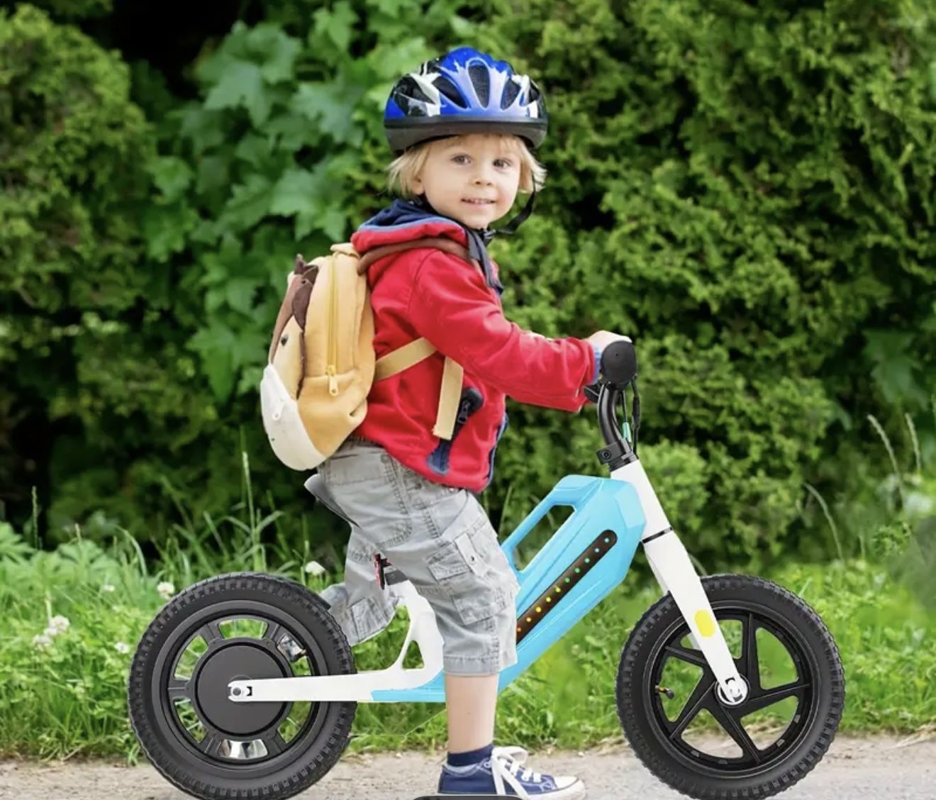 Kids Balance Bike Bicycle 180watt Motor. Age 3 To 6 Years Old. Orange Color In Stock
