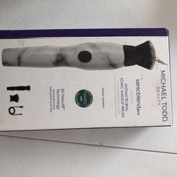 Michael Todd Sonicblend PRO Sonic Antimicrobial Makeup Brush White Marble