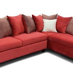 Brand New Red Sectional