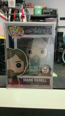 Funko pop! Mark Hamill #27 black shirt, designer, con, exclusive limited edition