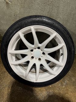 17x9 +30 Vors tr4 5x114.3 with tires