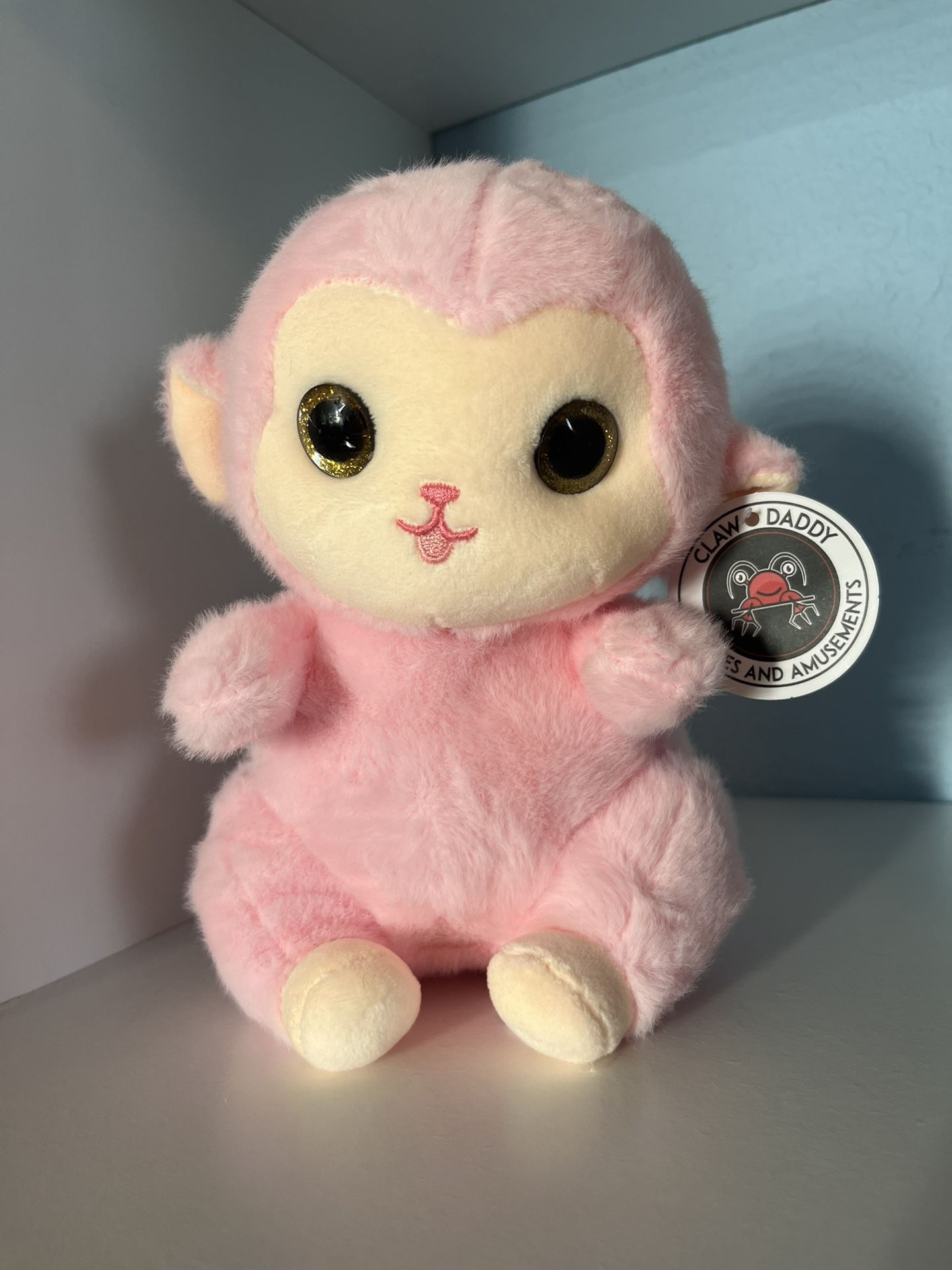 Pink Monkey Plush