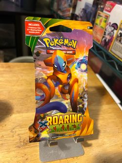 Pokemon roaring skies sleeved deoxys art