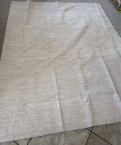 Washable Beige Area Rug 8x10