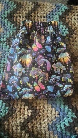 ALF TRIPPY Acid Sweats Joggers  Small S Mushrooms