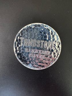 Scottsdale Mint 1 oz Tombstone Hammered Silver Round