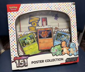 Pokemon Scarlet & Violet- 151 Poster Collection Box - Sealed 3 Packs