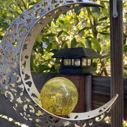 Light Up Moon Wind Chime 