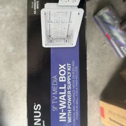 Sanus 9” TV Media In wall Box