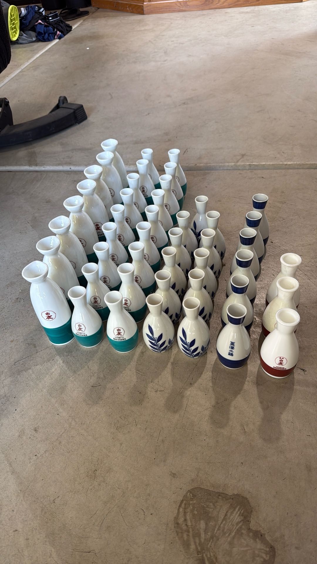 Porcelain bottles