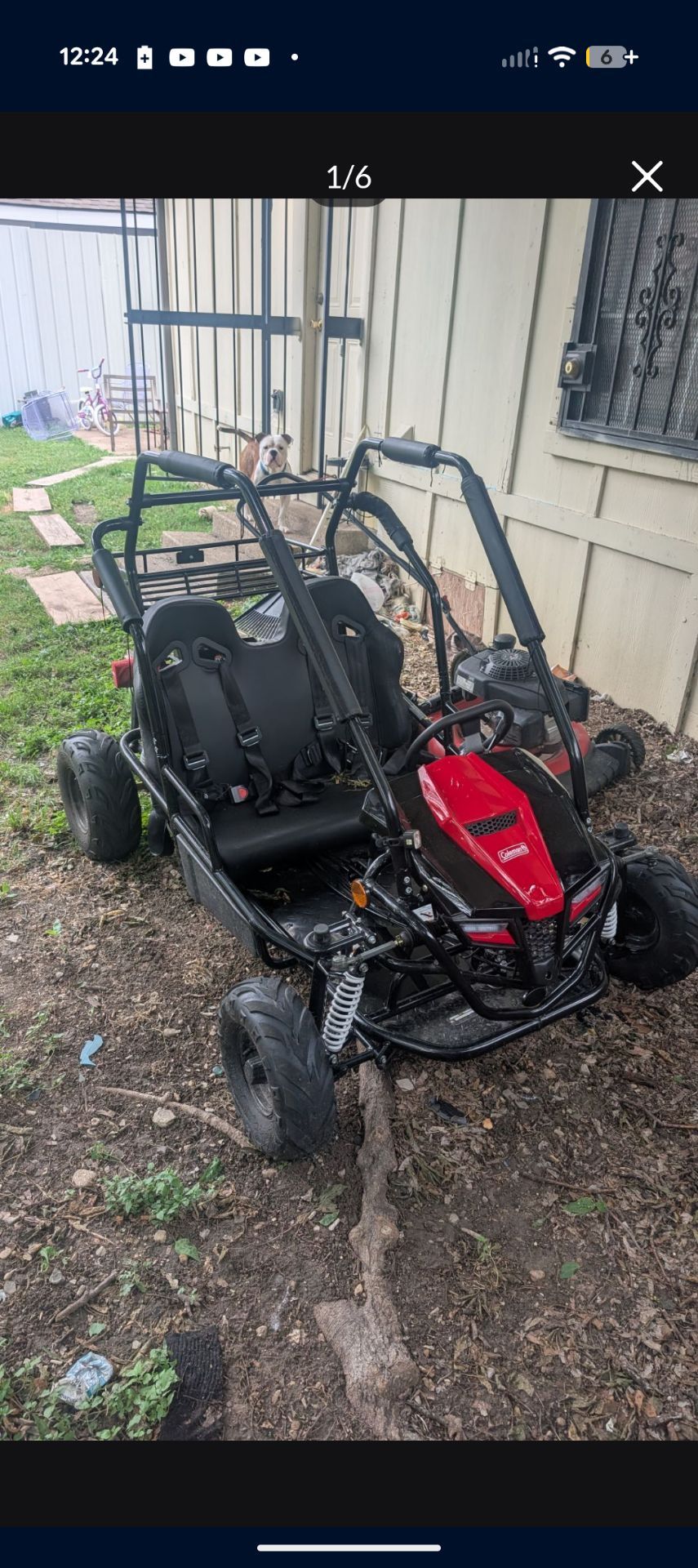 Coleman go-kart 196 KT