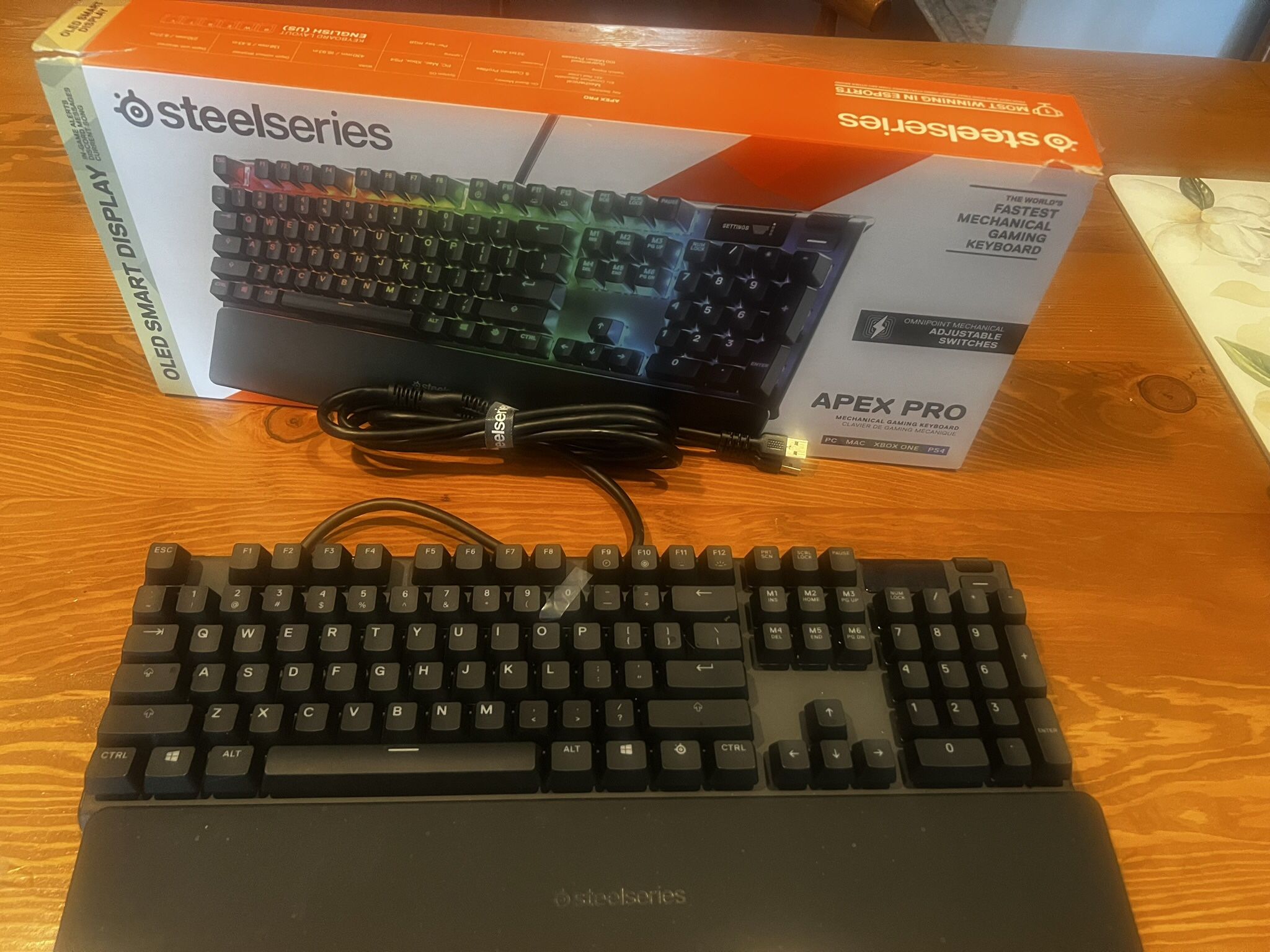 Steel Series, Apex Pro, Mechanical Pro gaming Keyboard