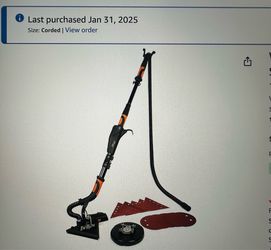 Dry Wall Sander, DW5084, dual head, variable speed, with 15ft dust extractor hose