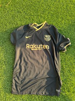 Messi Black Barcelona Jersey Size XL