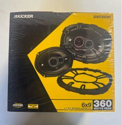 Kicker DSC6930 6x9 3-Way Car Speakers