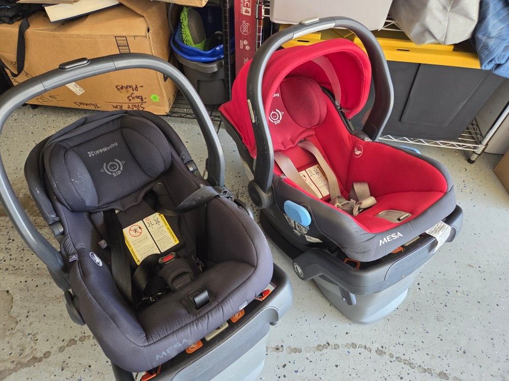 2 UPPAbaby® MESA V2 Infant Car Seats & Bases