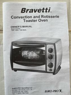 Bravetti 18L Convection Toaster Oven K4245H