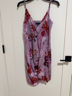 Guess Floral Wrap Mini Dress