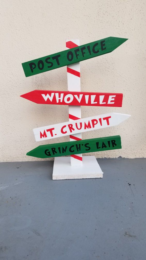 Custom Grinch Who Stole Christmas Sign