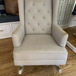 Pottery Barn Tufted Rocking Chair