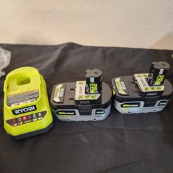 RYOBI ONE+ 18V Lithium-Ion High Performance Starter Kit with (2) 4 Ah High Performance Batteries