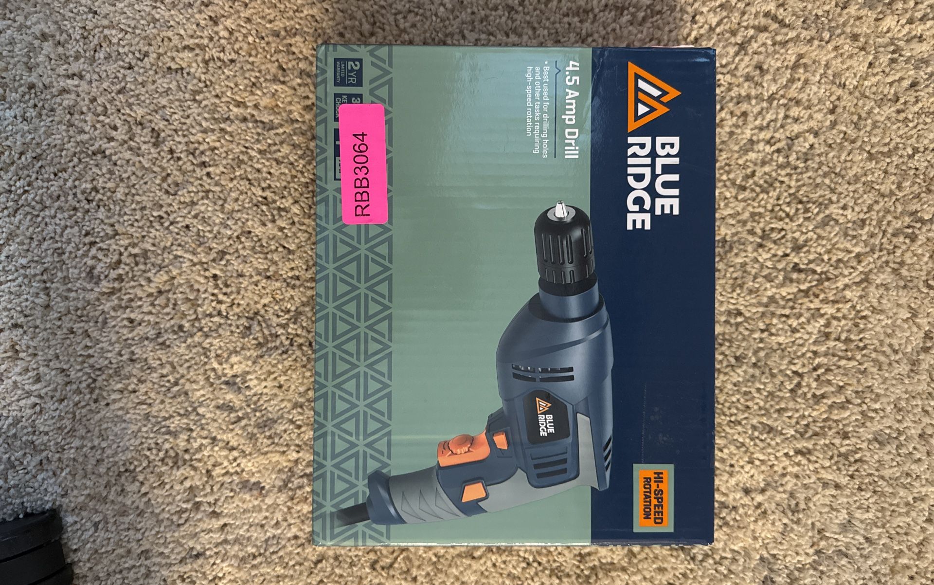Blue Ridge 4.5 Amp Drill