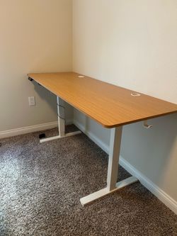 Electric Height Adjustable Standing Desk with Memory Presets