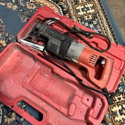 Milwaukee Sawzall Corded with Case