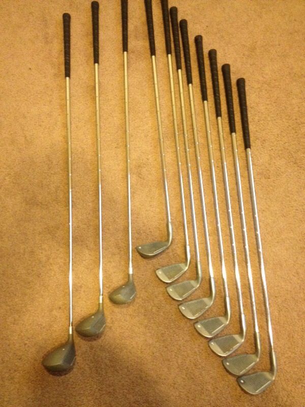 Set of Custom Craft Pro grade golf clubs