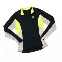 VINTAGE NIKE WINDBREAKER JACKET MEDIUM M MENS BLACK SWOOSH TRAVIS SCOTT FULL ZIP