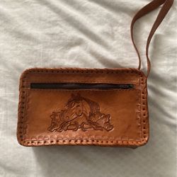 Leather Wristlet 