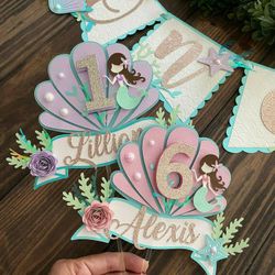 Mermaid Cake Topper 