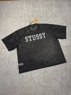 Stussy Jersey Black (Can Ship Same Day)