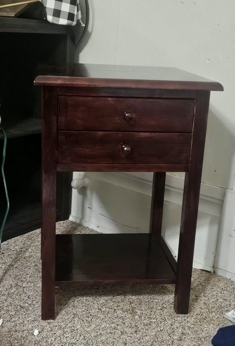 Custom Stained Lamp Table