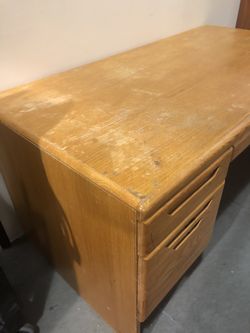 Wood desk