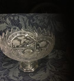 German Crystal Fruit Bowl