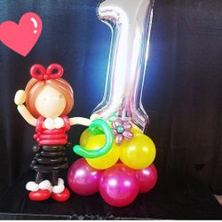 Balloon Art Bouquet  4 Ft Tall 