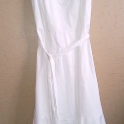 TALBOTS. White Summer Dress