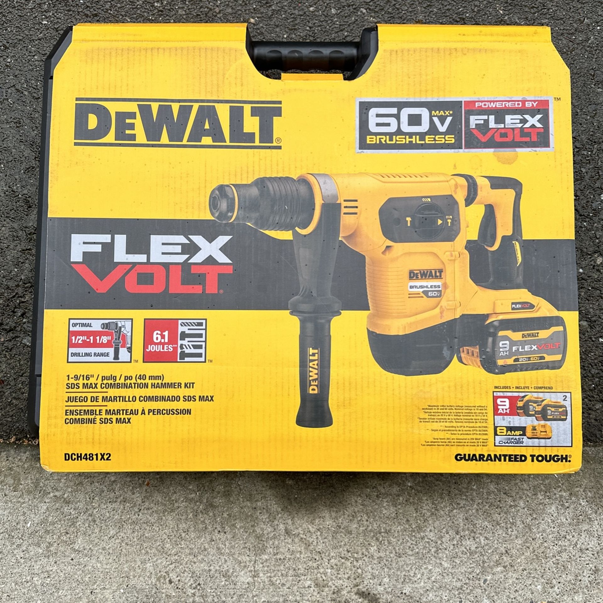 Dewalt 1 9/16 Sds Max Combination Hammer Kit