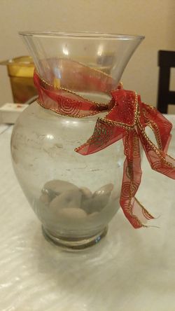 Glass vase medium size