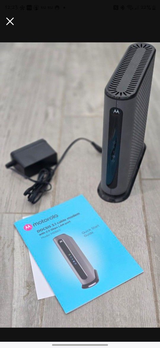 Motorola MB8611 Cable Modem DOCSIS 3.1