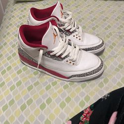 Jordan 3 Cardinal Red