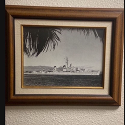 Vintage Authentic WWII USS COLLETT DD-730 Original Historical Photograph